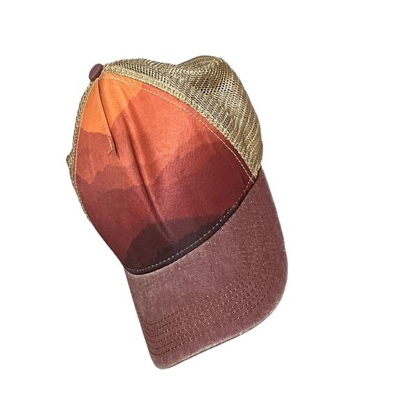 VTG 1992 Legacy Landscape Mountain Sunrise Sunset SnapBack Ball Cap Hat - Picture 2 of 9